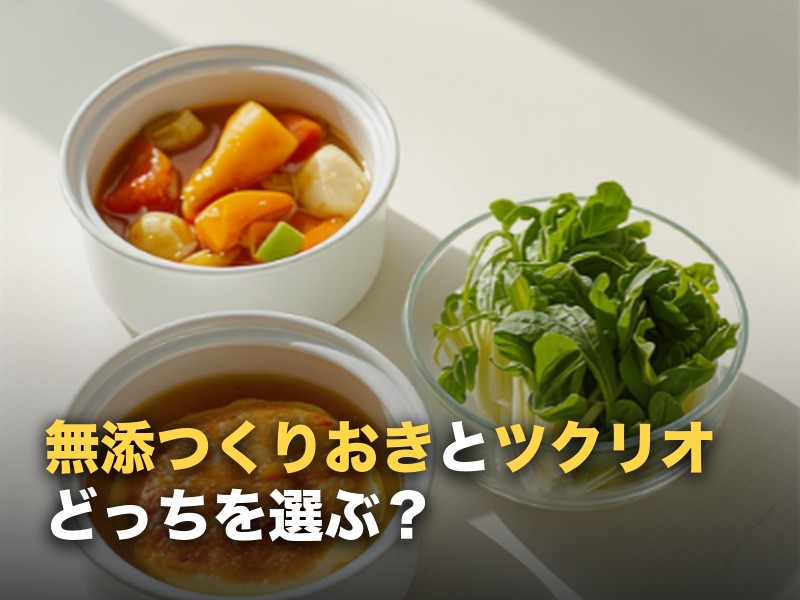 シェフの無添つくりおきとツクリオ（旧つくりおき.jp）を比較｜分かれ目は1つ
