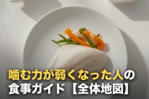 噛む力が弱くなった人の食事ガイド｜市販・宅配・選び方の全体地図